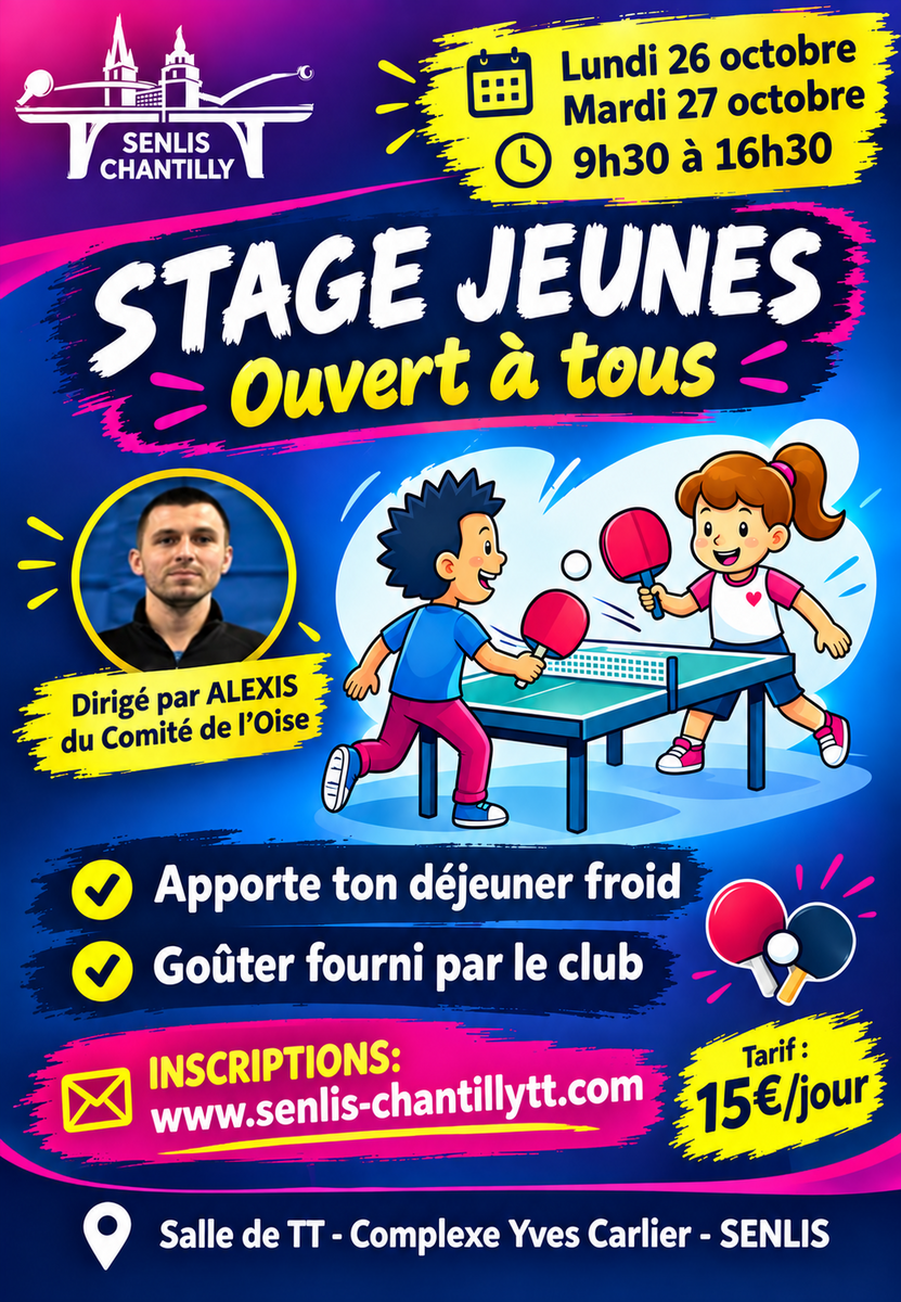Stage jeunes de la Toussaint